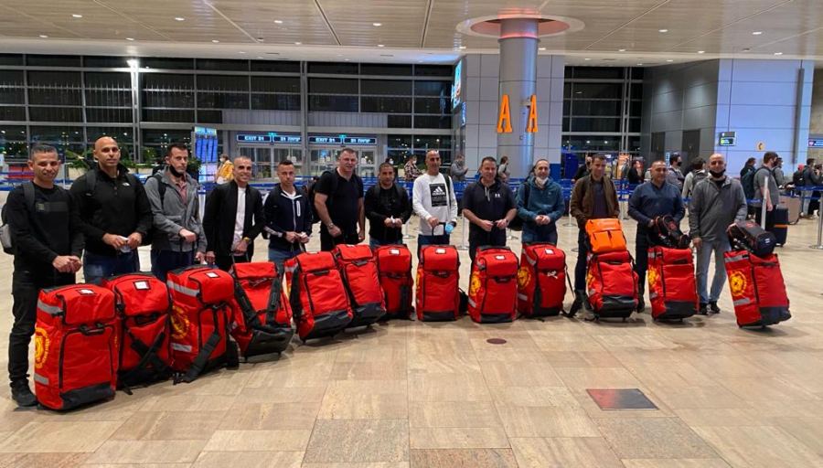 ضباط ورجال إطفاء من الإطفاء والإنقاذ الإسرائيلي يشاركون في تمرين دوليّ خاصّ في أبو ظبي